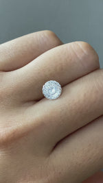 Load and play video in Gallery viewer, Portuguese Cut Lab Diamond 2.023ct F VS