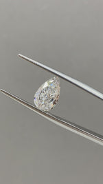 Load and play video in Gallery viewer, Pear Cut Lab Diamond 1.803 Ct FG VS
