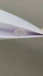 Load and play video in Gallery viewer, Pear Cut Lab Diamond 1.546CT FG VS
