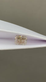 Load and play video in Gallery viewer, Champagne Radiant Cut Lab Diamond  2.092Ct VS