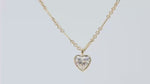 Charger et lire la vidéo dans la visionneuse de galerie, Heart Cut  Pendant Necklace