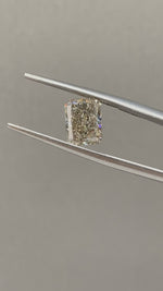 Load and play video in Gallery viewer, Champagne Radiant Cut Lab Diamond  2.092Ct VS