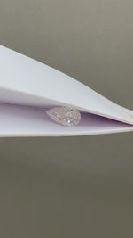 Load and play video in Gallery viewer, Pear Cut Lab Diamond 1.642CT F VS
