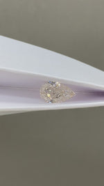 Load and play video in Gallery viewer, Pear Cut Lab Diamond 2.011Ct JK VS
