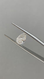 Load and play video in Gallery viewer, Pear Cut Lab Diamond 1.468CT FG VS
