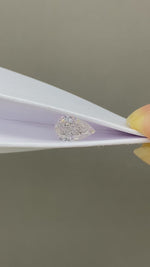 Load and play video in Gallery viewer, Pear Cut Lab Diamond 1.803 Ct FG VS
