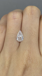 Load and play video in Gallery viewer, Pear Cut Lab Diamond 1.462CT H VS
