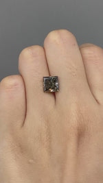Load and play video in Gallery viewer, Champagne Princess Cut  Lab Diamond 2.616Ct  VS