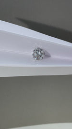 Load and play video in Gallery viewer, Round Cut Lab Diamond 2.005 Ct HI VS
