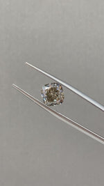 Load and play video in Gallery viewer, Champagne Cushion Cut Lab Diamond 2.249 Ct VS