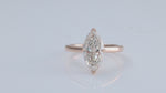 Load and play video in Gallery viewer, 3CT Marquise Cut Lab Diamond Solitaire Engagement Ring
