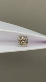 Load and play video in Gallery viewer, Champagne Cushion Cut Lab Diamond 2.249 Ct VS