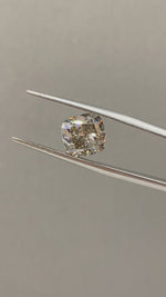 Load and play video in Gallery viewer, Champagne Cushion Cut Lab Diamond 3.016 Ct VS