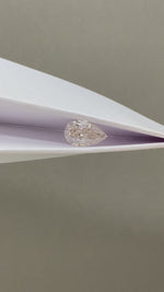 Load and play video in Gallery viewer, Pear Cut Lab Diamond 1.691CT G VS
