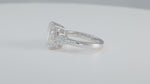 Load and play video in Gallery viewer, 5 CT Emerald Cut Lab Diamond Three-Stone Engagement Ring
