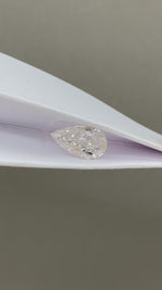 Load and play video in Gallery viewer, Pear Cut Lab Diamond 2.313 Ct G SI1
