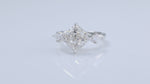 Load and play video in Gallery viewer, 3ct  Cushion Cut Lab Ddiamond Three-Ttone Engagement Ring
