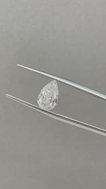 Load and play video in Gallery viewer, Pear Cut Lab Diamond 1.763CT FG VS
