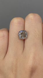 Load and play video in Gallery viewer, Champagne Cushion Cut Lab Diamond 3.016 Ct VS