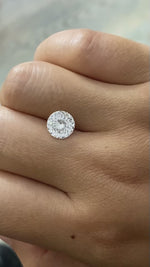 Load and play video in Gallery viewer, Portuguese Cut Lab Diamond 2.03ct F VS
