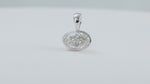 Load and play video in Gallery viewer, East-west 2 Ct Oval Cut Lab Diamond Bezel Pendant Necklace
