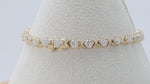 Load and play video in Gallery viewer, 14K Yellow Gold Tennis Bracelet