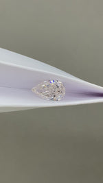 Load and play video in Gallery viewer, Pear Cut Lab Diamond 3.073 Ct G VS
