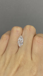 Load and play video in Gallery viewer, Marquise Cut 3.127 Ct HI VS
