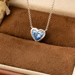 Lade Bild in die Galerieansicht, 蓝钻心型吊坠 - LGG Jewelry