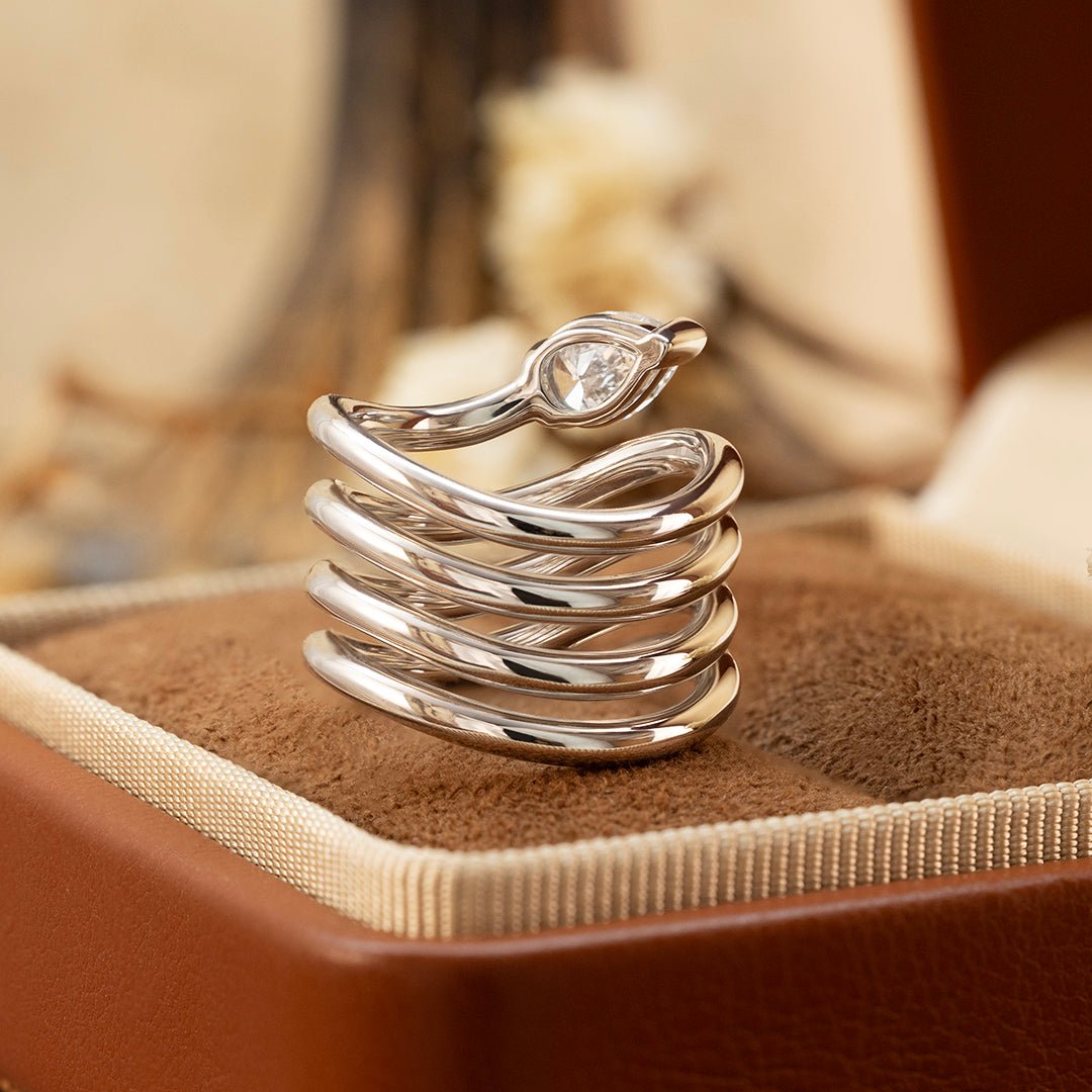 蛇结婚戒指 - LGG Jewelry