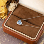 Lade Bild in die Galerieansicht, 蓝钻心型吊坠 - LGG Jewelry