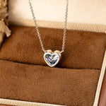 Lade Bild in die Galerieansicht, 蓝钻心型吊坠 - LGG Jewelry