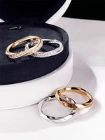 Charger l'image dans la visionneuse de galerie, 莫比乌斯环对戒 - LGG Jewelry