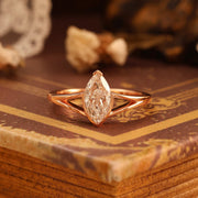 马眼订婚戒 - LGG Jewelry