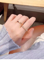 Charger l'image dans la visionneuse de galerie, 莫比乌斯环对戒 - LGG Jewelry