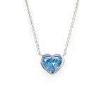 Lade Bild in die Galerieansicht, 蓝钻心型吊坠 - LGG Jewelry