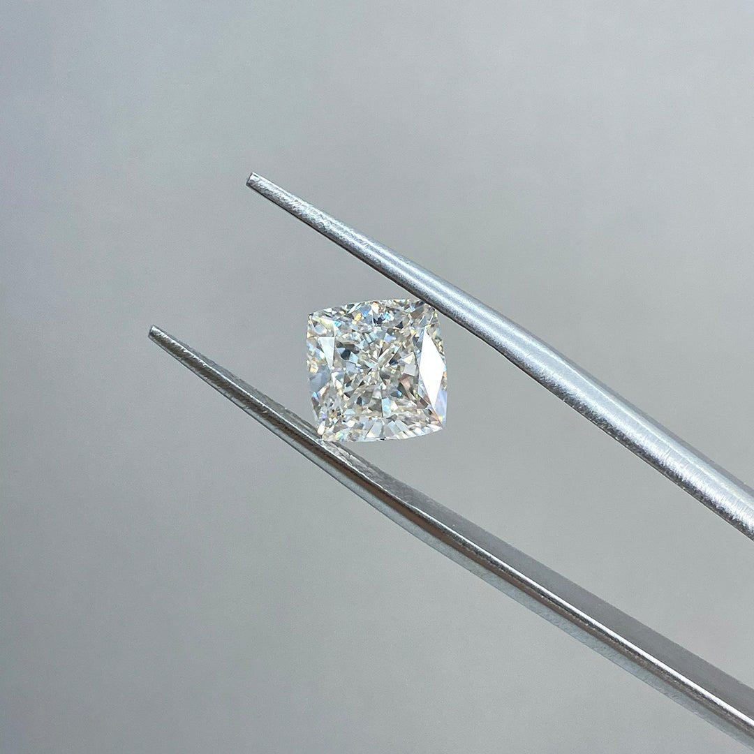 Rectangular Cushion Cut Lab Diamond 3.283 Ct IJ VS - LGG Jewelry