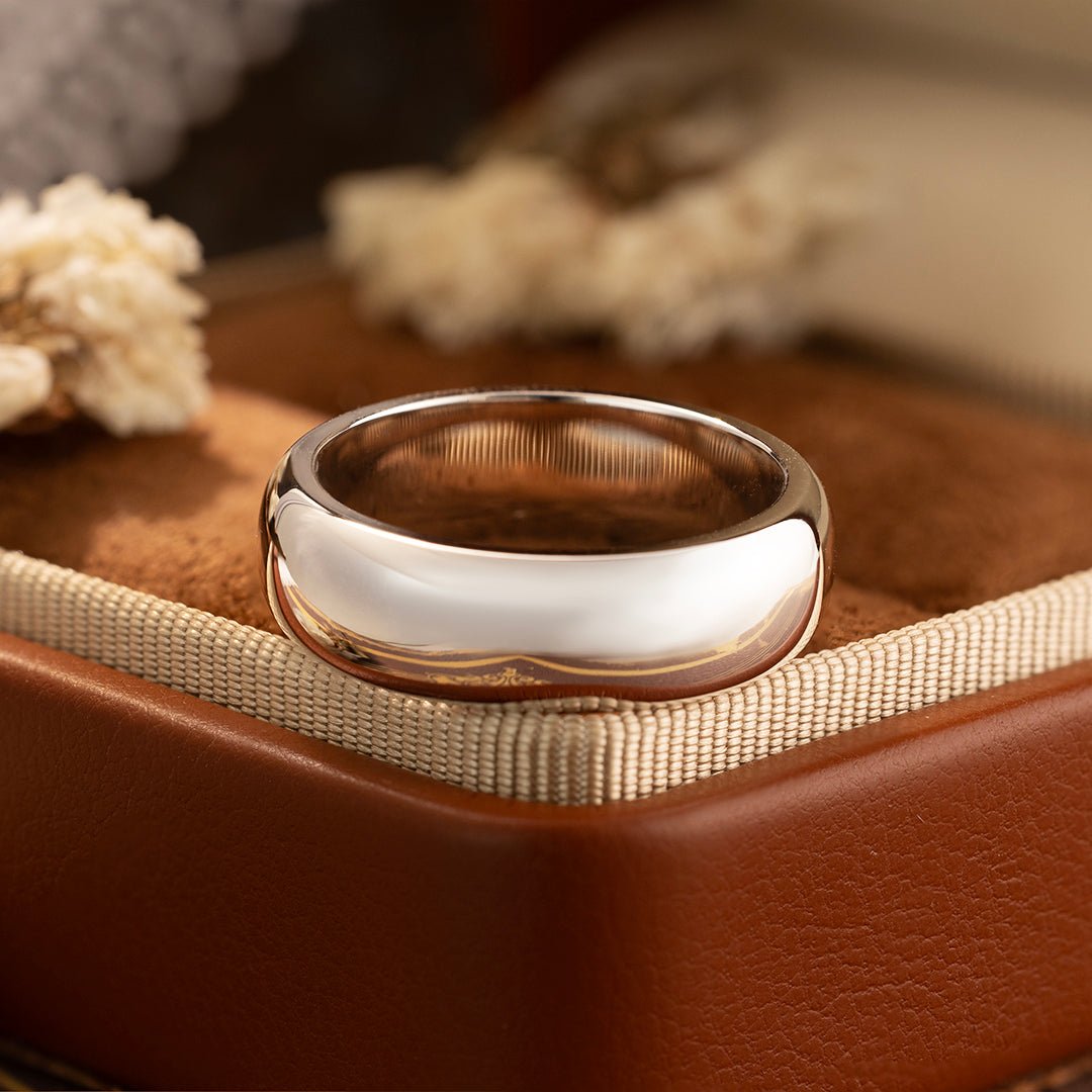Simple & Classic 6mm Men's Plain Wedding Band - LGG Jewelry