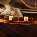 Lade Bild in die Galerieansicht, Tigers Eye Beam Earrings - LGG Jewelry