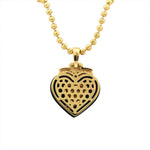 Lade Bild in die Galerieansicht, Triple Heart Black Agate Necklace - LGG Jewelry