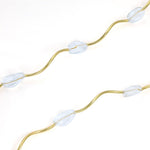Lade Bild in die Galerieansicht, White Crystal Bead Wave Necklace - LGG Jewelry