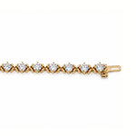 Load image into Gallery viewer, 14K Yellow Gold Tennis Bracelet